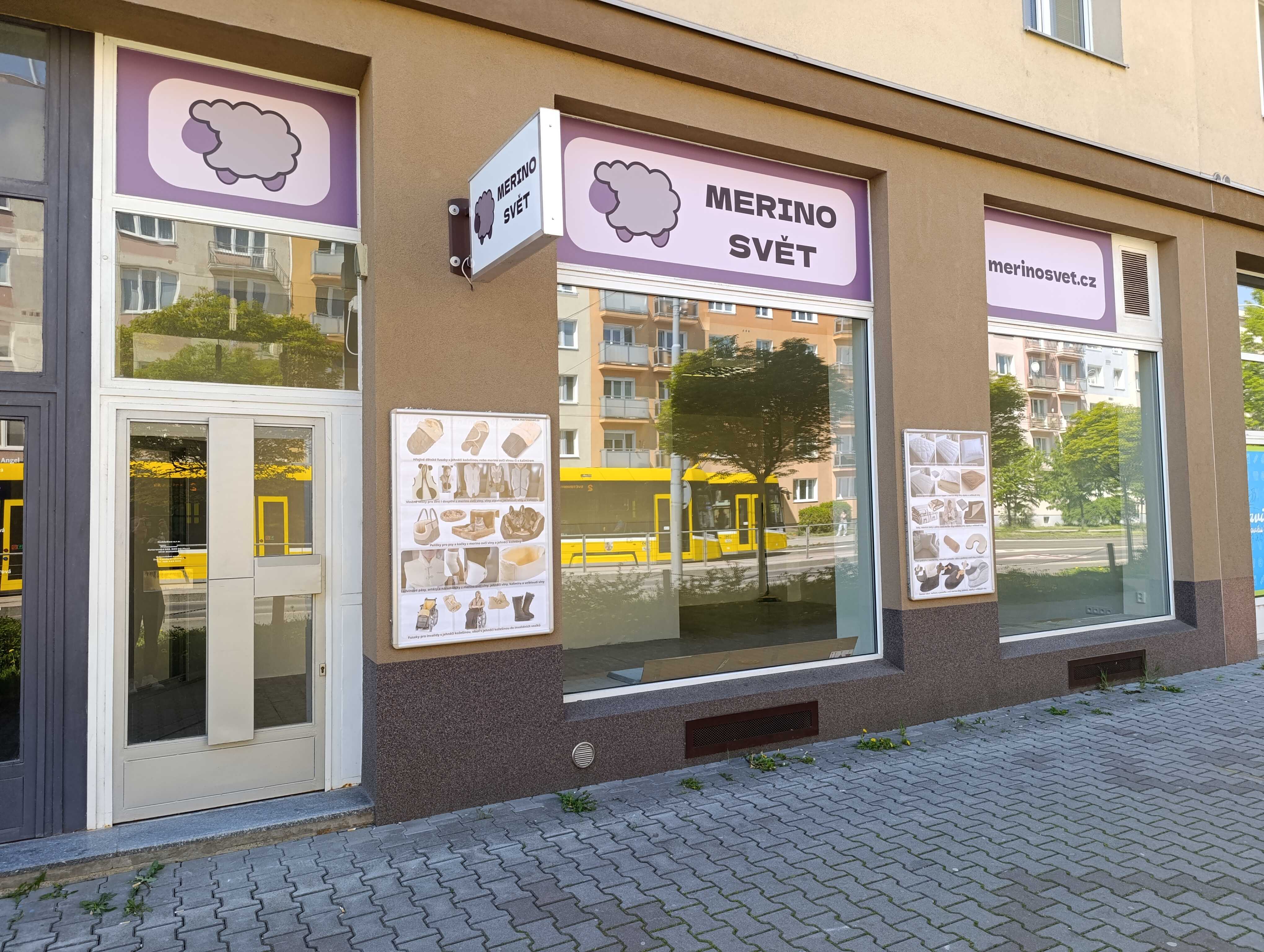 prodejna Merino svět v Plzni
